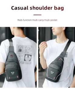 Alternative view of Oxford Cloth Crossbody Bag Shoulder Package For MINI Cooper JCW WORKS R55 R56 F55 F56 R57 R58 R59 R60 R50 R53 R52 Clubman